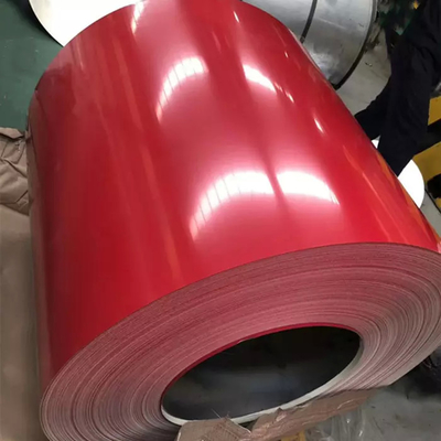 ছাদ SGC440 রঙ প্রলিপ্ত গ্যালভানাইজড কয়েল 600mm PPGI