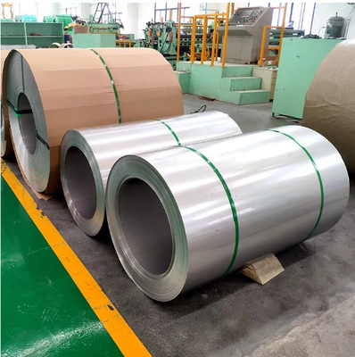 দৈর্ঘ্য 1000mm-6000mm স্টেইনলেস স্টীল কোল্ড রোলড কয়েল বেধ 0.3mm-3.0mm নির্মাণে