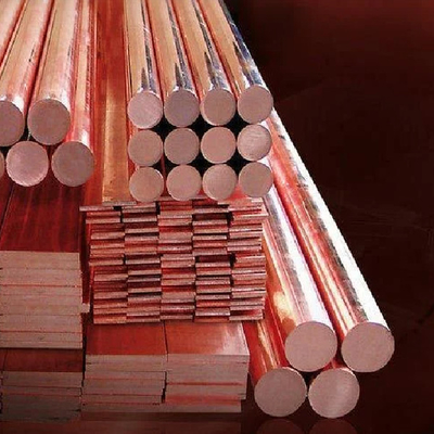 তামার উপাদান জন্য কাস্টমাইজড দৈর্ঘ্য 2000mm-12000mm বা গ্রাহকের প্রয়োজনীয়তা অনুযায়ী